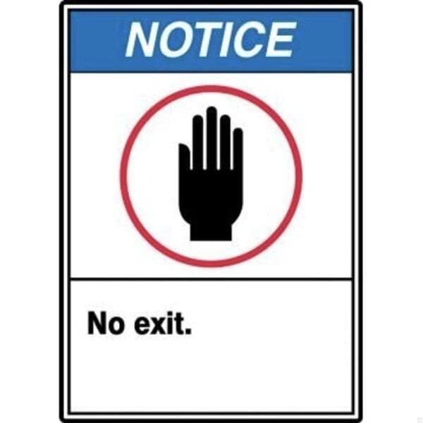 Accuform ANSI ISO WARNING Safety Sign MRDM302VS MRDM302VS - main